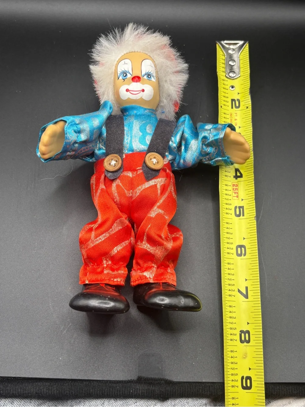 Vintage Posable Porcelain Clown